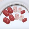 Soft Pink Atmospheric Blush Bow Press-On Nails, Elegant Skin-Whitening Versatile False Nails, Removable Nail Art for Women, 24 Pcs
