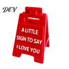 Engagement Party Table Decor Romantic Mini Desk Sign with I Love You/I Miss You/I'm Proud of You Text for Anniversary Valentine's Day Keepsakes
