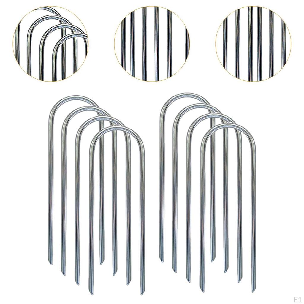 8 Stück Trampolin Heringe Schwerlast Bodenanker für Fußballtore Zelt Schaukel