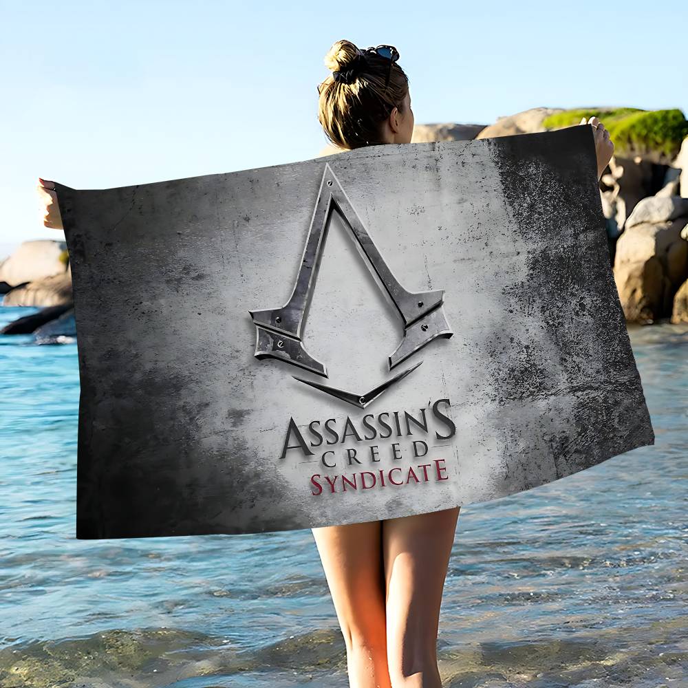 Spiel A-Assassins C-Creeds Mikrofaser Strandtuch Saugfähig Schnelltrocknend Weich Yoga Schwimmen Resort Bergsteigen Handtuch
