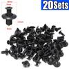 8mm Rivetti in Plastica Elementi di Fissaggio Vite Paraurti Auto Parafango Rivetto Nero Clip di Fissaggio Auto per Toyota Focus Kia Nissan Yamaha