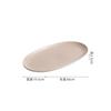 Creative Texture Ceramic Sushi Plate Oval Steamed Fish Plate Dessert Cake Plate Snack Plates Service Plates Hotel Tableware