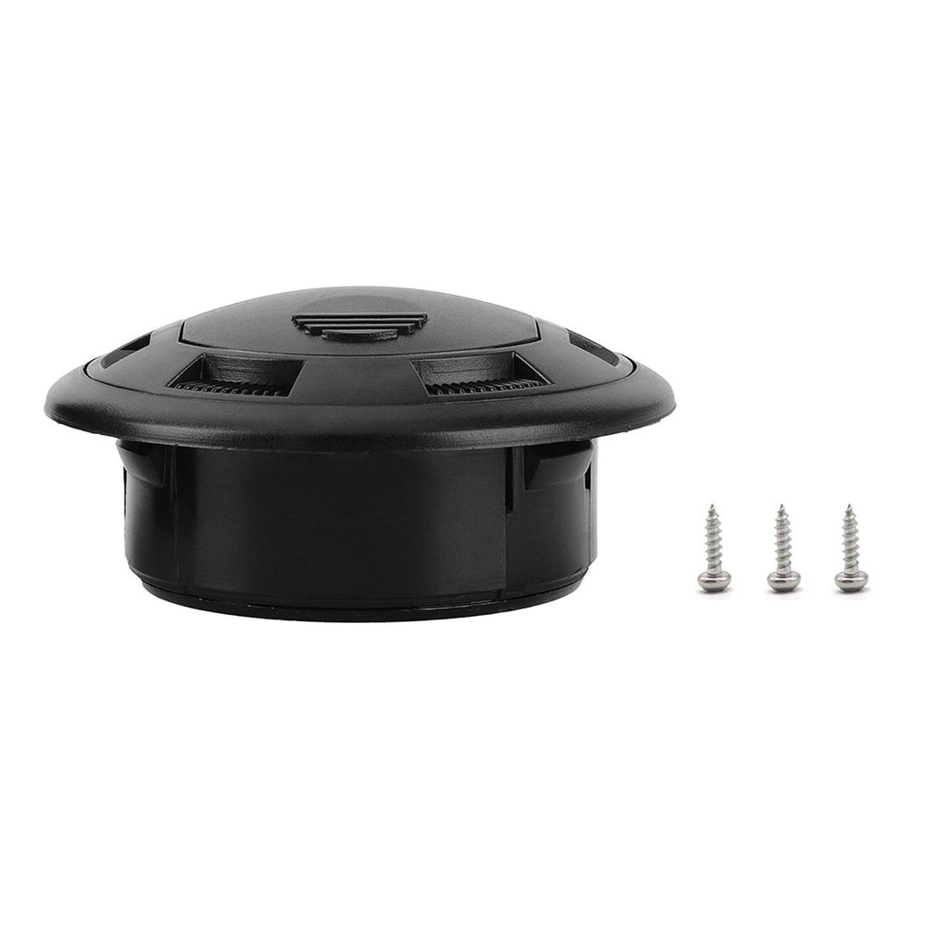 Dashboard Air Conditionings Deflectors Outlet Side Roof Round Air Vent Ventilations Outlet for Car RVs ATVs 75mm/2.95inch