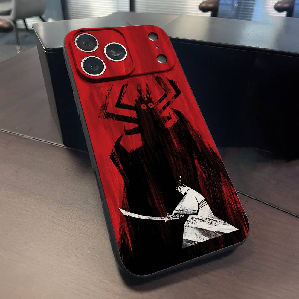 Aku S-Samurai J-Jack Phone Case For iPhone 15,16,12,13,14,11,17,Pro,Max,Plus,E,Air,Mini TPU Cover iPhone17air
