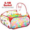 Foldable Ocean Ball Pit Pool with Basket Baby Playpen Children Toy Tent Ball Pool with Basket Outdoor Toys for Children Playpen