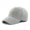 Women's Fluffy Plush Baseball Cap Winter Warm Faux Fur Peaked Hat Cute Solid Color Hard Top Teddy Fleece Cap