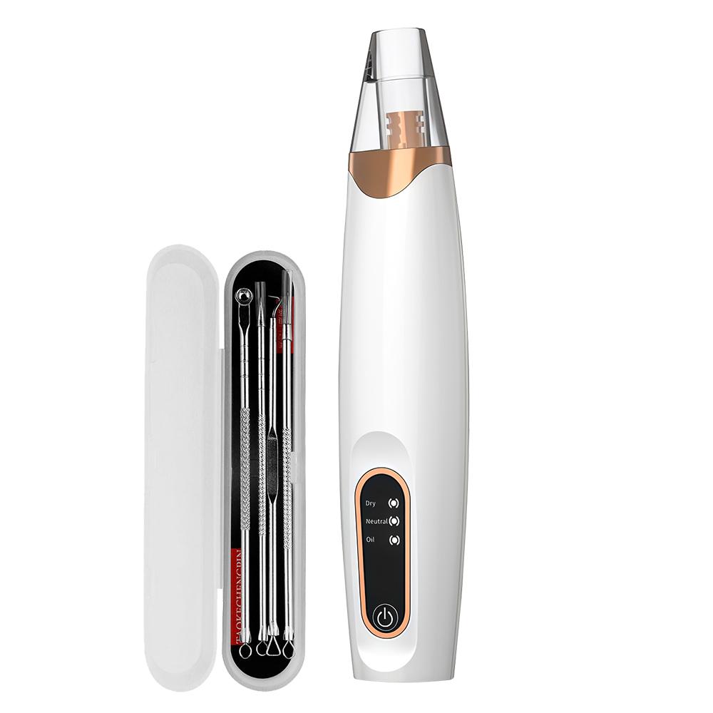 Blackhead Remover Facial Pore Cleaner 3 Suction Power Electric Pimple Acne Extractor Tool  for Face&Nose Black Head Vacuum Kit