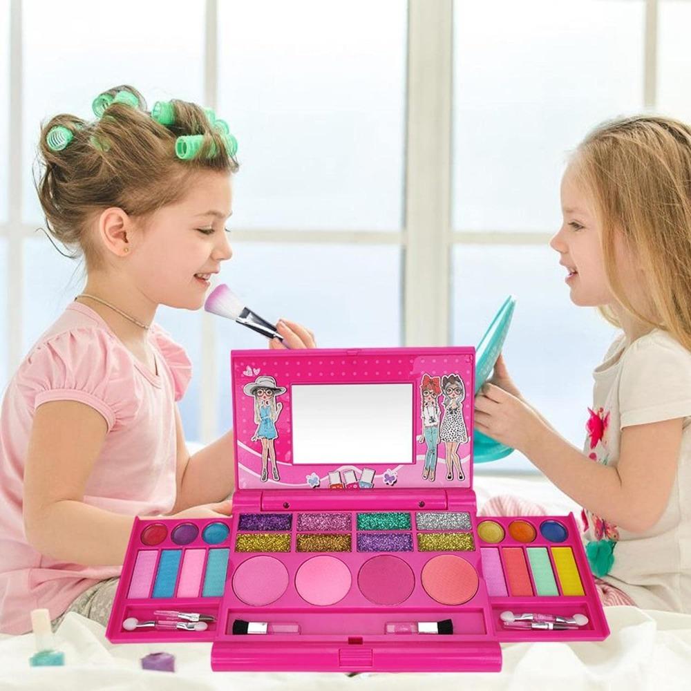 Kit di trucco per bambini per bambine Trucco finto per bambine Kit di trucco per bambine Regalo di compleanno di Natale per bambine