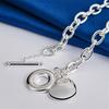 Collana a Cuore Delicata Lucidato in Argento Sterling 925 per Donna, Gioielli alla Moda per Feste e Matrimoni