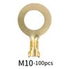 M3/M4/M5/M6/M8/M10 Ring-Terminal Wire Quick Connector Terminal Brass Crimp Terminal Assorted Kit
