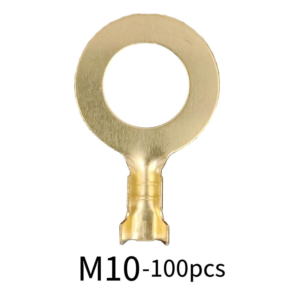 M3/M4/M5/M6/M8/M10 Ring-Terminal Wire Quick Connector Terminal Brass Crimp Terminal Assorted Kit