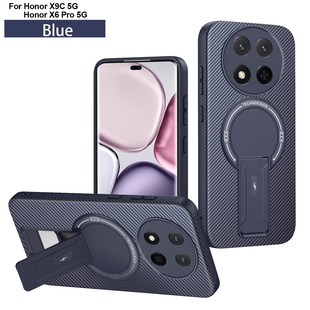 For Honor Magic7 Lite 5G Case Magnetic Stand Holder Armor Bracket Case For Honor Magic 7 Lite Magsafe Wireless Charge Cover