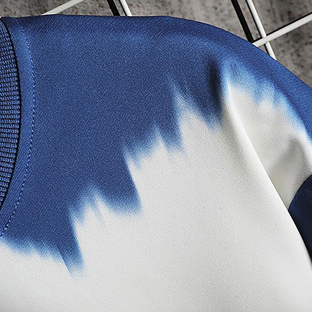 Men's New Stripe  Blouse Casual Fashion Long Sleeve Top Shirt Pullover