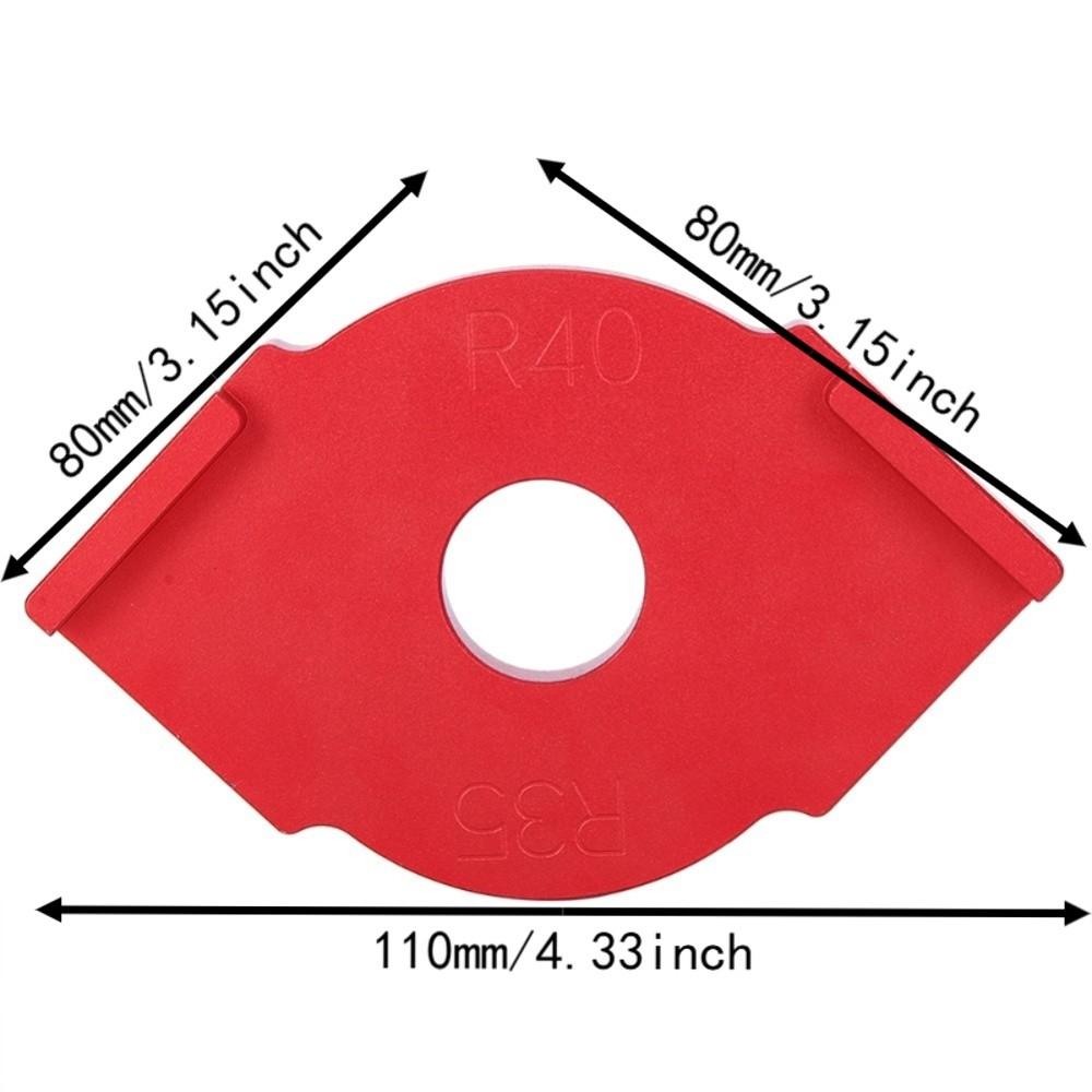 Handheld Design Handheld Edge Trimmer Aluminum Alloy Radius Jig Template For Woodworking