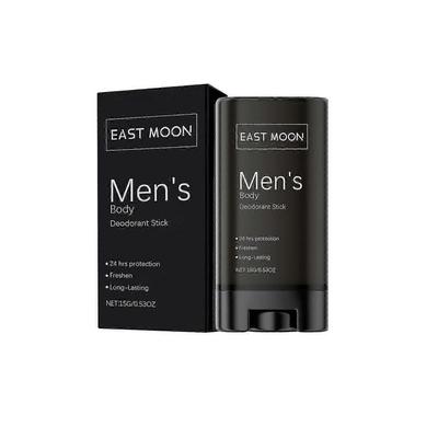 Whole Body Deodorant for Men,Natural Deodorant for Men,Portable Refreshing Mint Total Body Deodorant Solid Balm for Sensitive Skin Less