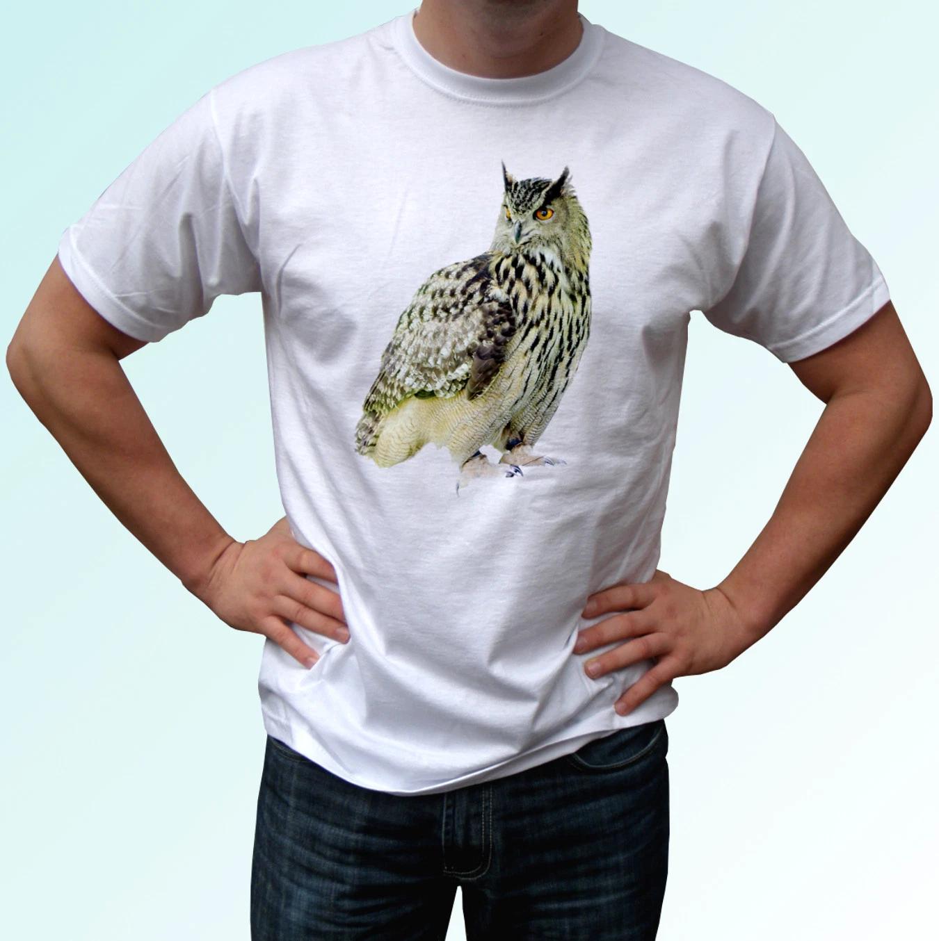

Owl white kids boys T-Shirt animal tee top bird design - s s kids baby sizes 110
