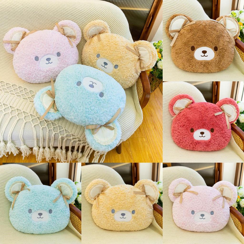 Small Bear Plush Toy Pillow With Pp Cotton Filling Kids Sleeping Cushion