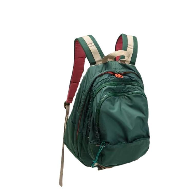 Niche Design Backpack Women'S Large-Capacity Simple And Versatile Student Schoolbag Waterproof Travel Bag Computer Bag Men