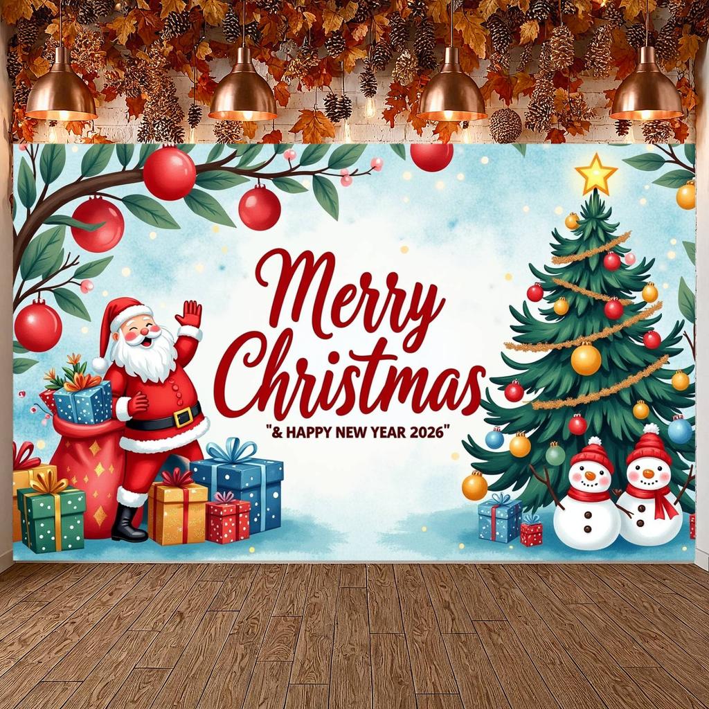 Christmas Display Christmas Tree Decor New Year Background Festive Banner Festive Holiday Banner For Christmas Party Holiday