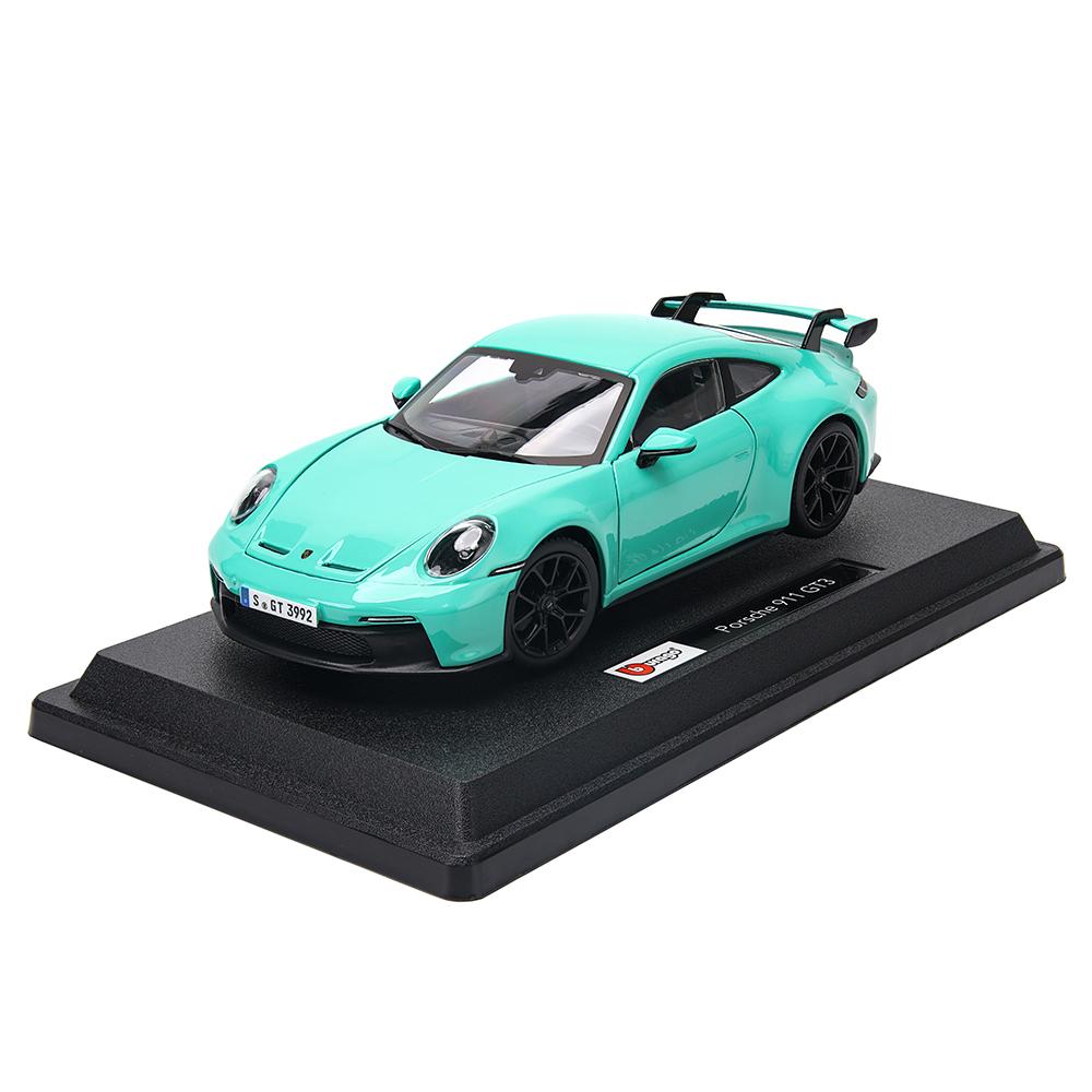 AKEZM1 Bburago 1:24 Porsche 911 GT3 Taycan Turbo S 718 Boxster simulation alloy car model crafts decoration collection toy tools gift