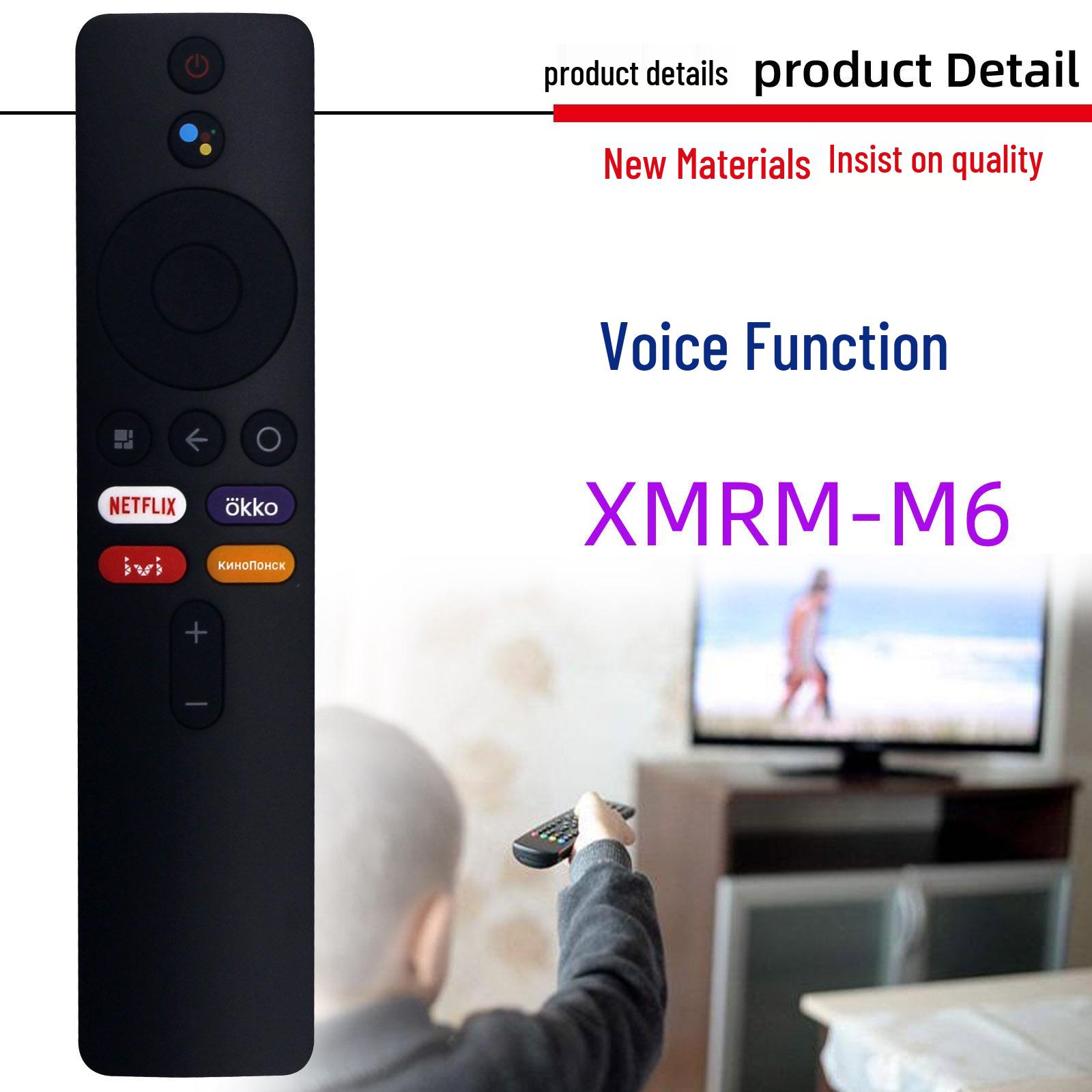 

Совместим с Xiaomi TV Box Bluetooth Голосовой Пульт Дистанционного Управления XMRM-M3/M6/M8/M2