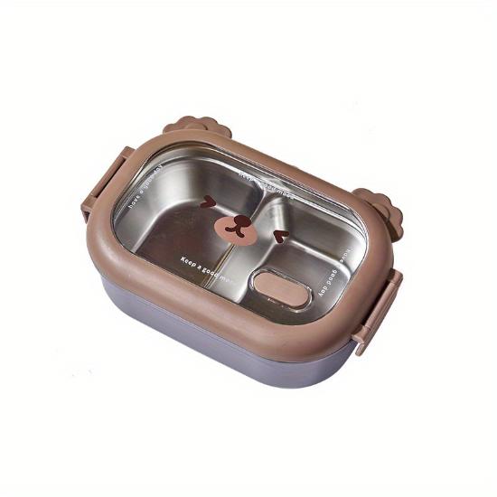 1 шт. мультяшный ланч-бокс из нержавеющей стали для детей, тепло, школьный офисный пищевой контейнер