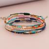 Bohemian Colorful Bead Bracelet for Girls, Light Luxury Niche Exquisite Beaded Bracelet