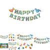 Dinosaur Party Decorations Banner And Spiral Hangings For Childrens Birthday Event