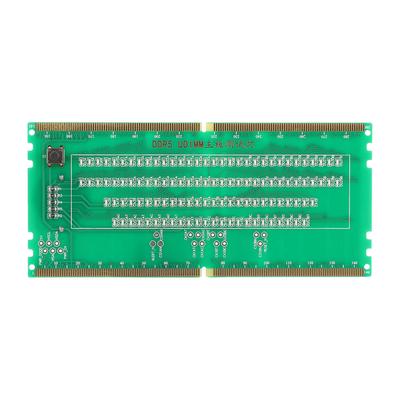 Cartão Testador de Slot de Memória RAM DDR5 com Luzes LED Portátil para Manutenção de Memória RAM de Placa-Mãe de PC