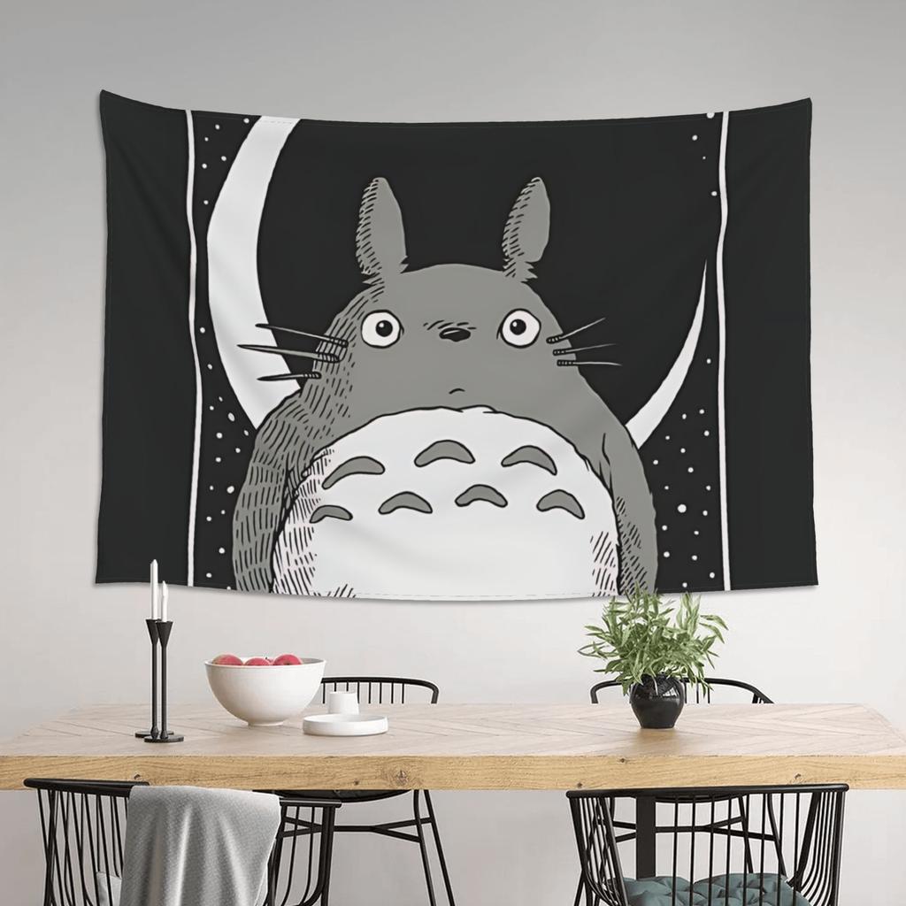 Cutecore Anime My Neighbor Totoros Tapestry Bedroom Decoration Wall Hanging Blanket Tapestry Cool Stuff For Room