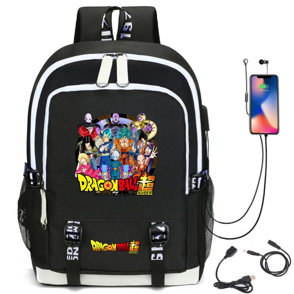 Anime Dragon Ball Surrounding Sun Wukong Printing Student Youth Large Capacity Casual School Bag Male Backpack Female
