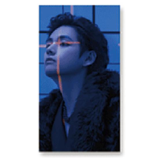 BTS 3D-Foto-Lentikular-Lesezeichen-Beweis, Version 2