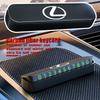 Car Temporary Parking Telephone Sign Phone Number Plate For RX350 IS250 IS200 GS300 LX570 RC350 UX250h ES350