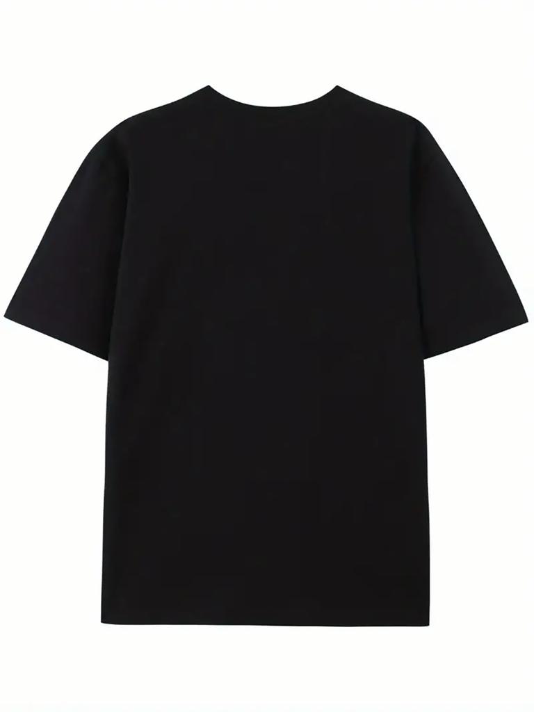 Herren Retro 70er 80er Inspiration T-Shirt Prominent Das für Mann Der Mythos Josh und Das Leben Lebt Schriftzug abgenutzte Buchstaben