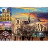 [Educa] 1000 Piece Notre Dame Collage Jigsaw Puzzle ED18456