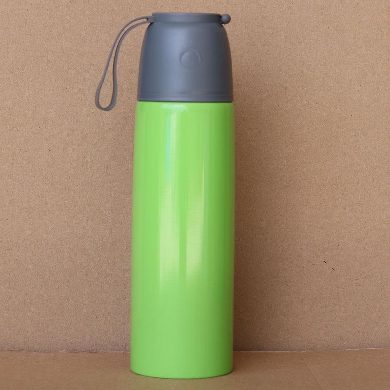 Stainless Steel Vacuum Sports Outdoor Fashion Simple Portable Rope and Bullet Thermos Mug