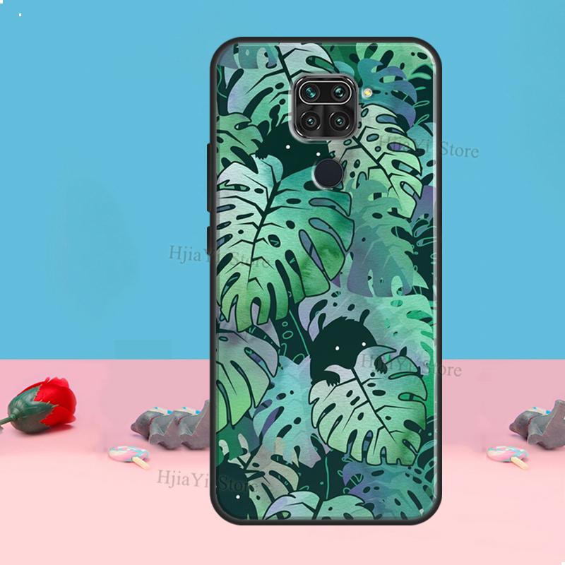 

Зеленый чехол с листьями Monstera для Xiaomi Redmi Note 11 Pro Plus, чехол для Redmi Note 10 Pro 8 9 Pro 10S 11S 9C 9T Redmi Note 11S
