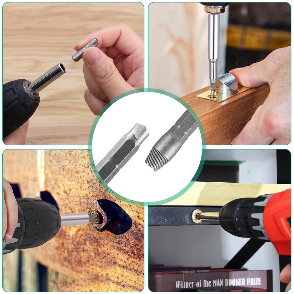 22pcs Screw Removal Set for Inner Hexagonal Bolts Machine Screws Tension Bolts Wood Screws Hexagonal Bolts Sheet Metal Screws
