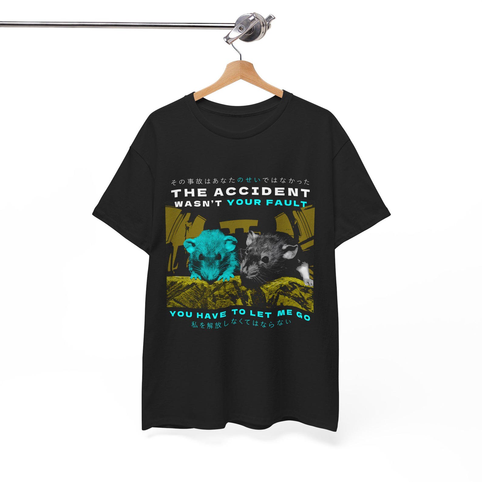 The Accident Wasn t Your Fault Funny Rat T-Shirt M