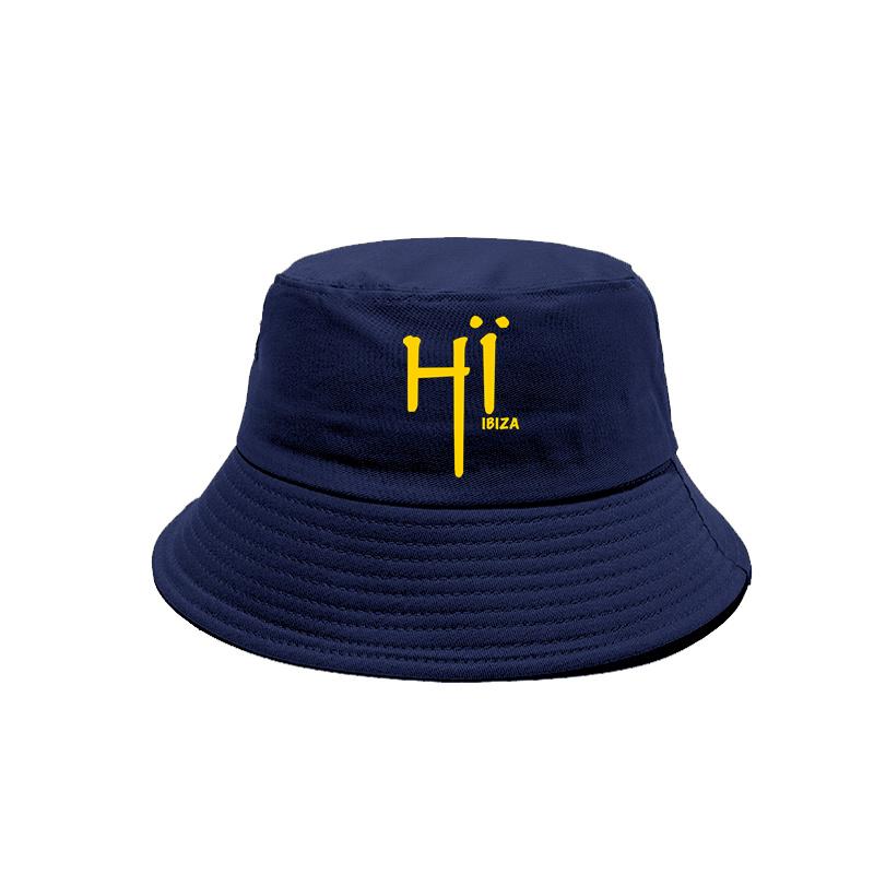 Hi Ibiza Bucket Hoed Pet Unisex Dames Unisex Panama Pet Buiten Zomer Verstelbaar Hi Ibiza Club Bob Hoeden MZ