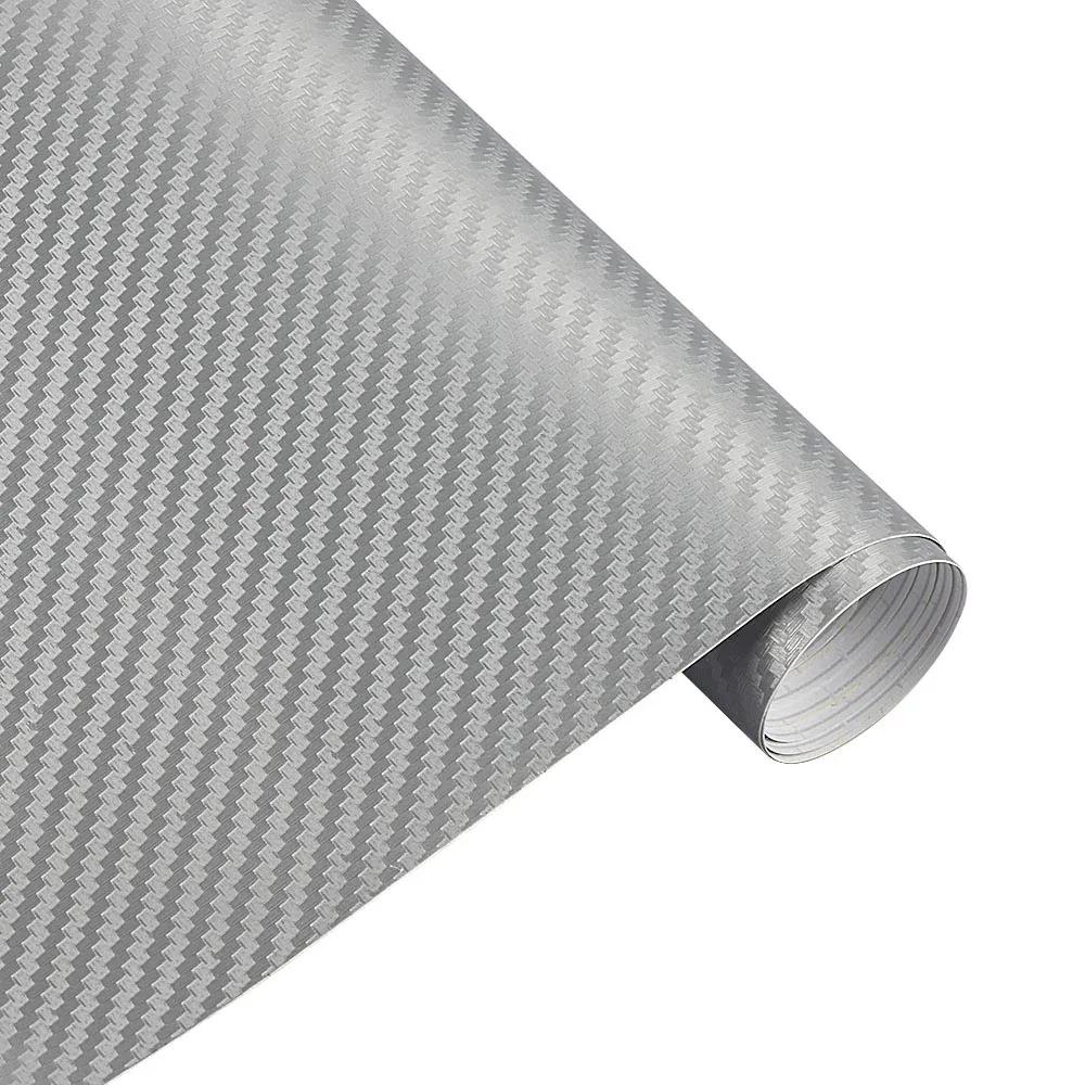 3D Carbon Fiber Vinyl Wrapping Film 60x200cm Waterproof DIY Car Sticker Motorcycle Automobiles Car Styling Exterior Accessories