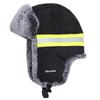 Reflektierende Winter-Trappermütze zum Radfahren Hohe Sichtbarkeit Warm Thermisch Fellige Ohrenklappen Mützen mit Abnehmbarer Brille