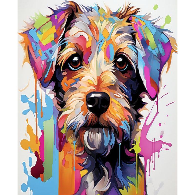 DIY Diamond Painting Dog Fantasy Full Square Round Embroidery Mosaic Animal Picture Of Rhinestones Home Decoration Gift