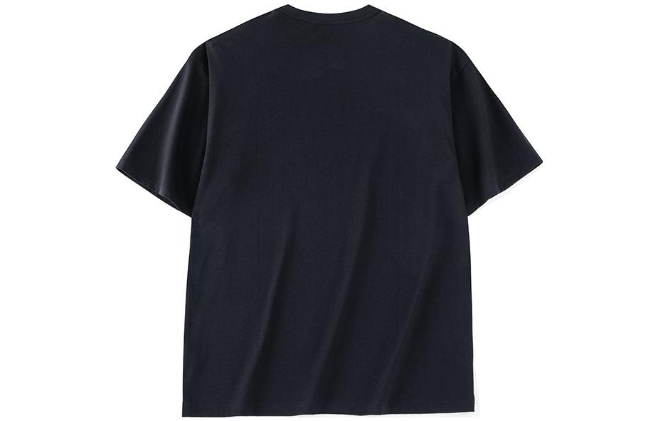 Men's ANTA T-Shirts Unisex Black Crew Neck Moderate Other