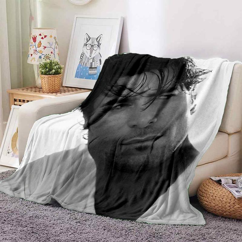 3D Print Chayanne Puerto Rican Latin Pop Gift Blanket,Soft Throw Blanket for Home Bedroom Bed Sofa Travel Picnic Cover Kids