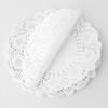 200 Pieces Paper Oil-proof Baking Single-used Hollow-out Oil Papers Cake Pad Accessory for Home Kitchen Bakery Restaurant