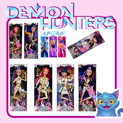 NEUE Vinyl-Puppen Spielzeug Kpop Dämonenjäger Actionfigur Spielzeug Rumi Mira Zoey Schöne Prinzessin Baby Mädchen Kunststoff DIY Spielzeug für Mädchen