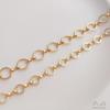 Gold-Filled 6mm Round Link Chain: 8mm O Chain for DIY Bracelets & Earrings