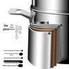 Yoshida Craftsman 316L Stainless Steel Steamer & Soup Pot