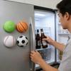 Fan Gift Magnetic Bottle Opener Sports Theme Ball Key Chain Sports Ball Bottle Opener  Sports Party